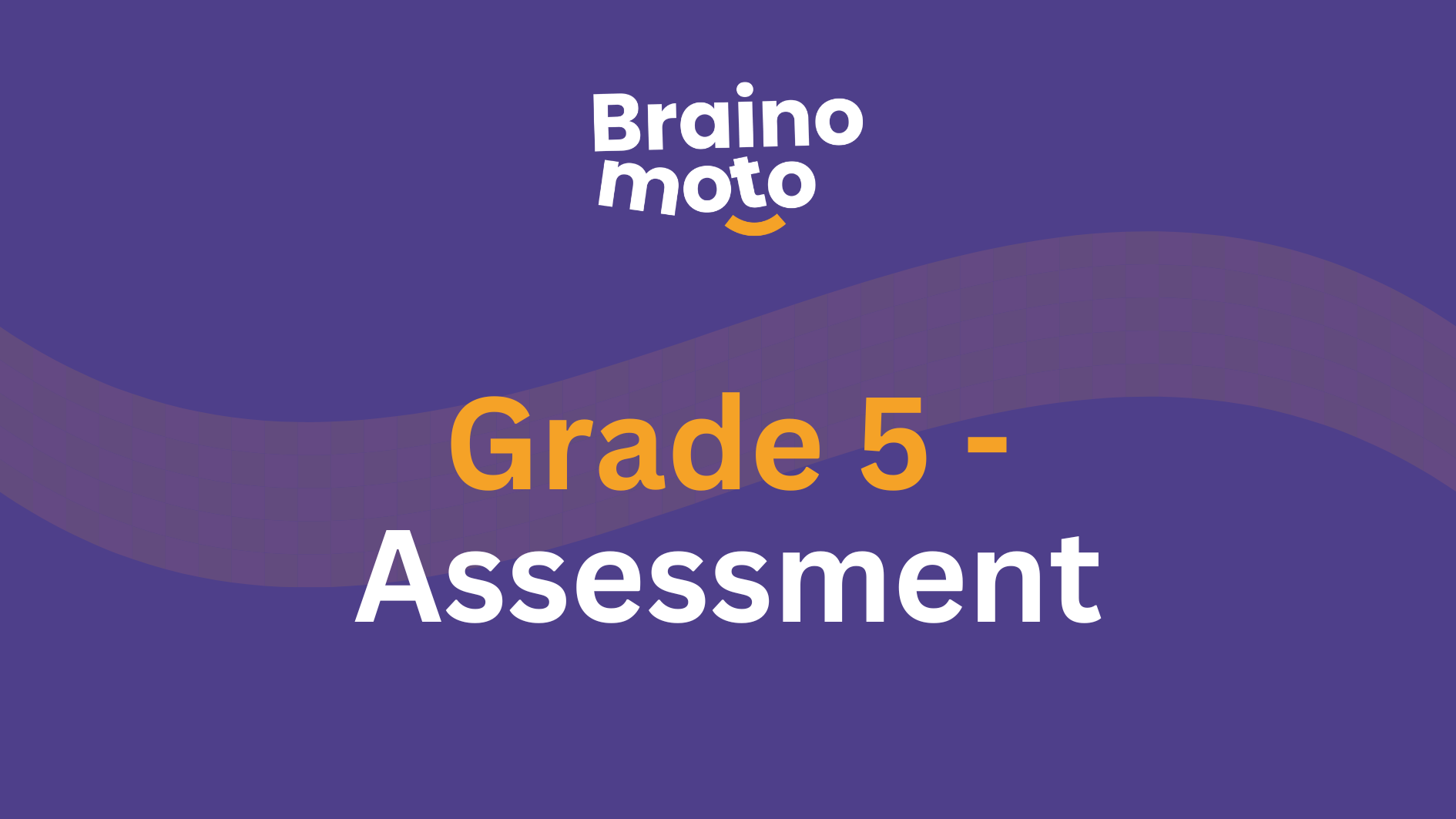 Assessment - Grade 5